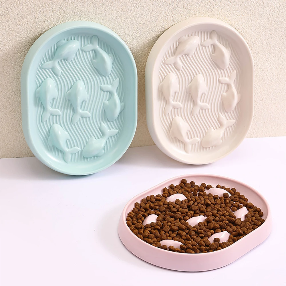 Dog Cat Bowl Anti Choking Slow Food Pet Bowl Bowl Pet Feeder Supplies 3