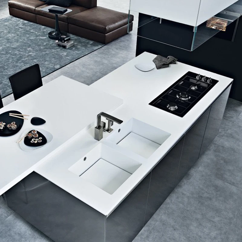 Design Kitchen Cabinet Solid Wood Smart Kitchen Cabinet With Factory Price