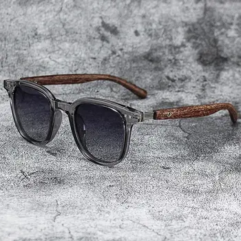 Retro Wood Grain Sunglasses 1