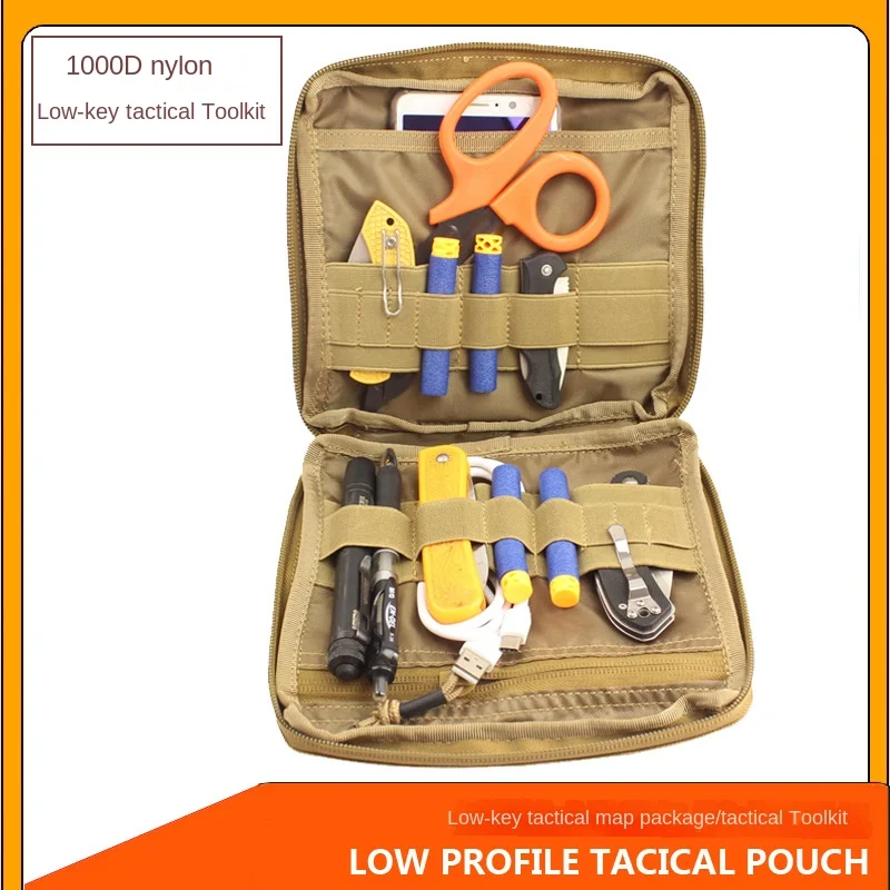 

Тактическая Сумка LowKey для хранения инструментов, уличная военная сумка для веера, многофункциональная тактическая сумка для карт, рюкзак, аксессуары для мешков