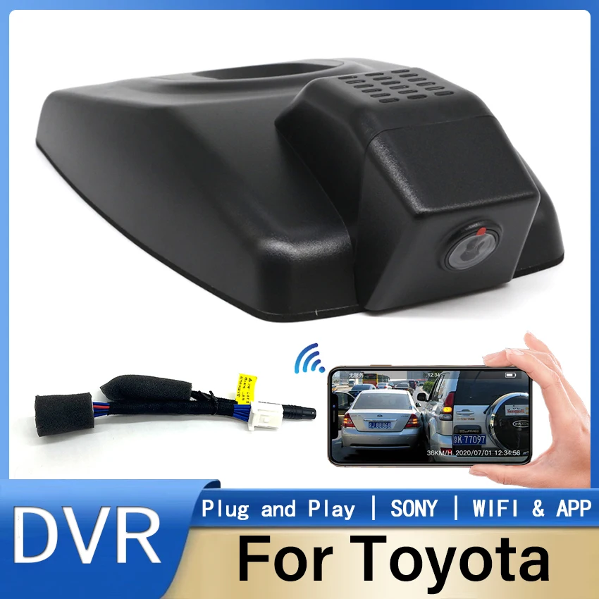 New!car Dvr Wifi Plug And Play Dash Cam Hd 1080p Camera Video Recorder For Toyota Rav4 2018 2019