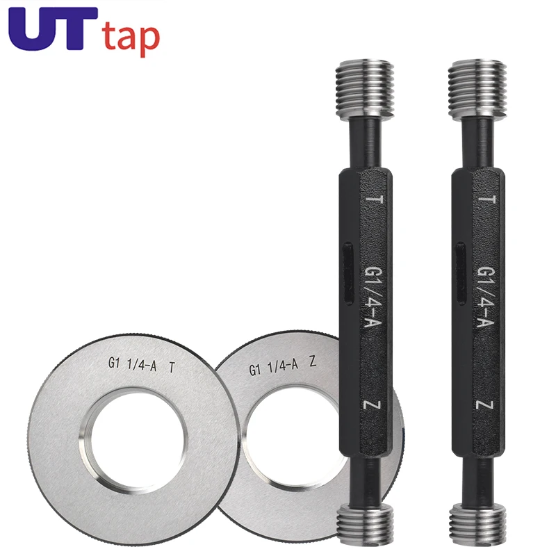 UT TAP 1개 G 테이퍼 파이프 나사 플러그/링 게이지 측정기 G1/163/4 1'' 1''1/8 1''1/4 1''1/2 1''3/4 2'' 2''1/4 2''1/2 2''3/4 3''4''