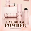 Eyebrow Powder - Air Cushion Eyebrow Powder Set, waterproof, natural, no smudge, superb, black and brown 3