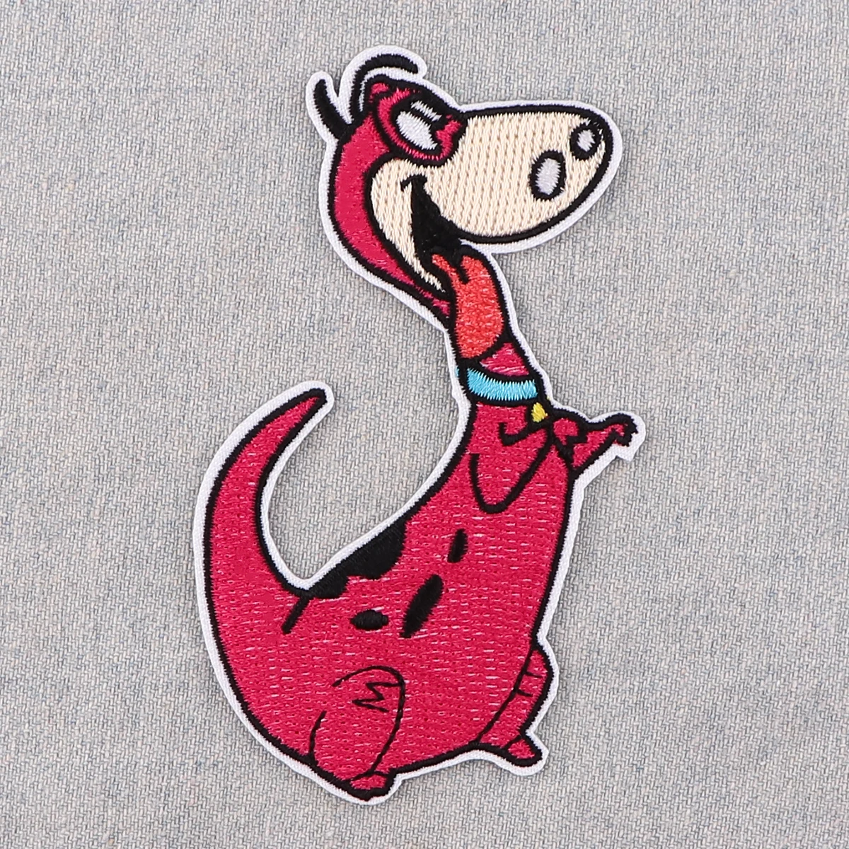 Cartoon Dinosaur Patches On Clothes Cute Embroidered Patches Creative Animal Badges Iron On Patch DIY Clothing Accessories