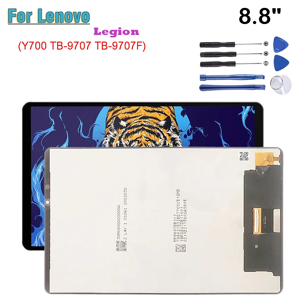 

8.8" AAA+ For Lenovo Legion Y700 TB-9707 TB-9707F 9707 9707F LCD Display Touch Screen Digitizer Glass Assembly Repair Parts