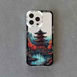 Retro Building Ancient Tower Clear Phone Case - Transparent Back Cover - iPhone 13 (T - Clear RSGT 1)