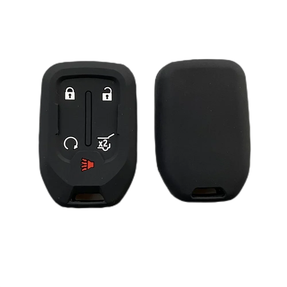 5 Knöpfe Silikon Autos chl üssel Fall Hauts chutz Abdeckung für Chevrolet Tahoe Silverado Vorstadt GMC Gelände Acadia Yukon XL Sierra