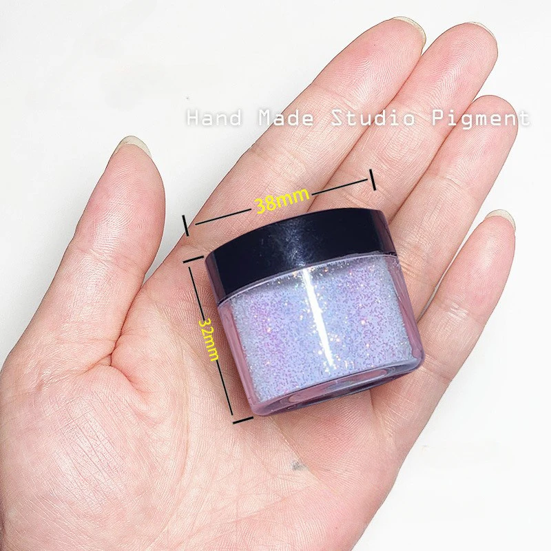 10g/box UV Sensitive Color Temperature Changing Powder DIY Handmade Nail Art Glitter Powder UV Light-changing Cosmetic Pigments