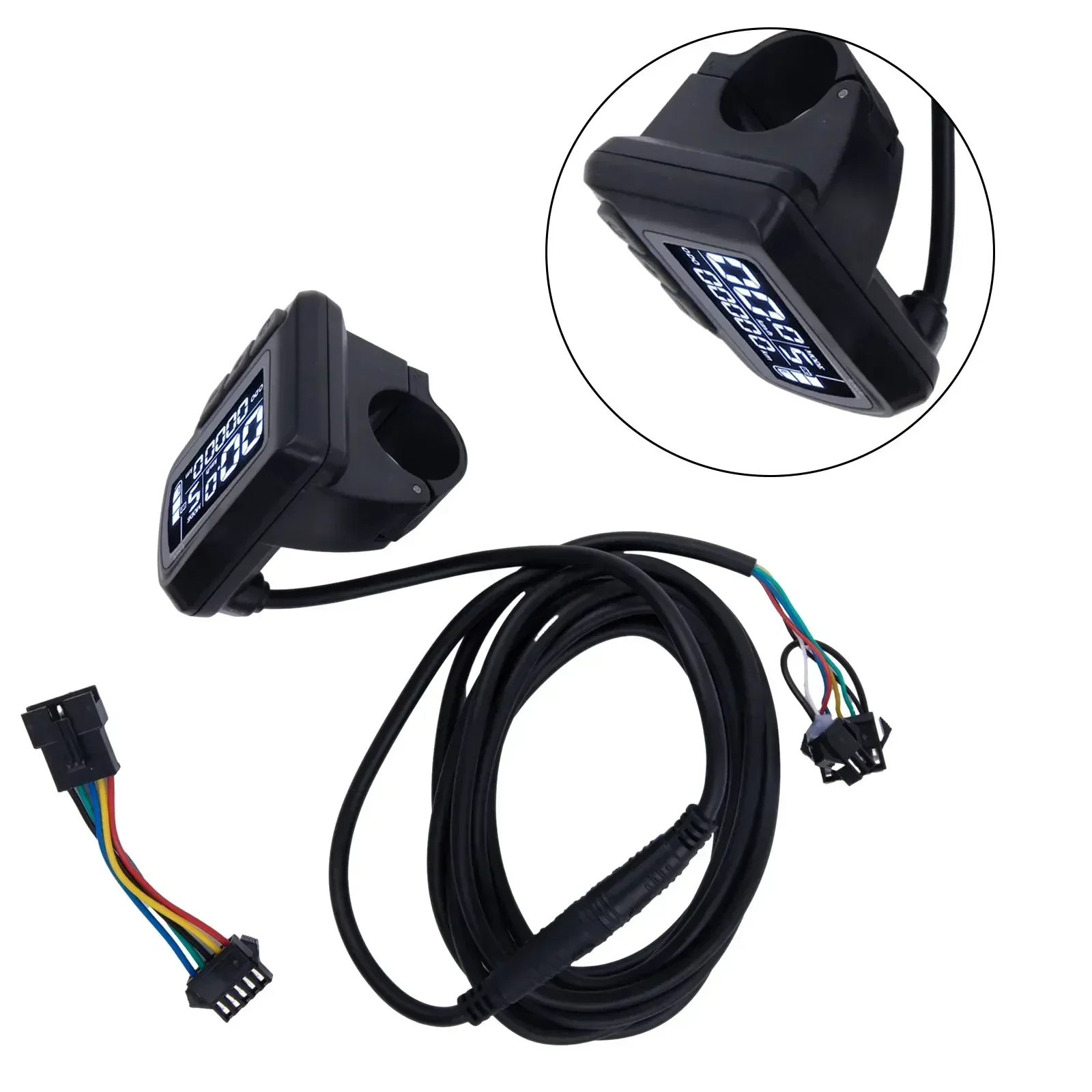 Écran LCD EN06 Pour Vélo électrique - Affichage Batterie 24V/36V/48V, étanche, Facile à Installer - 12