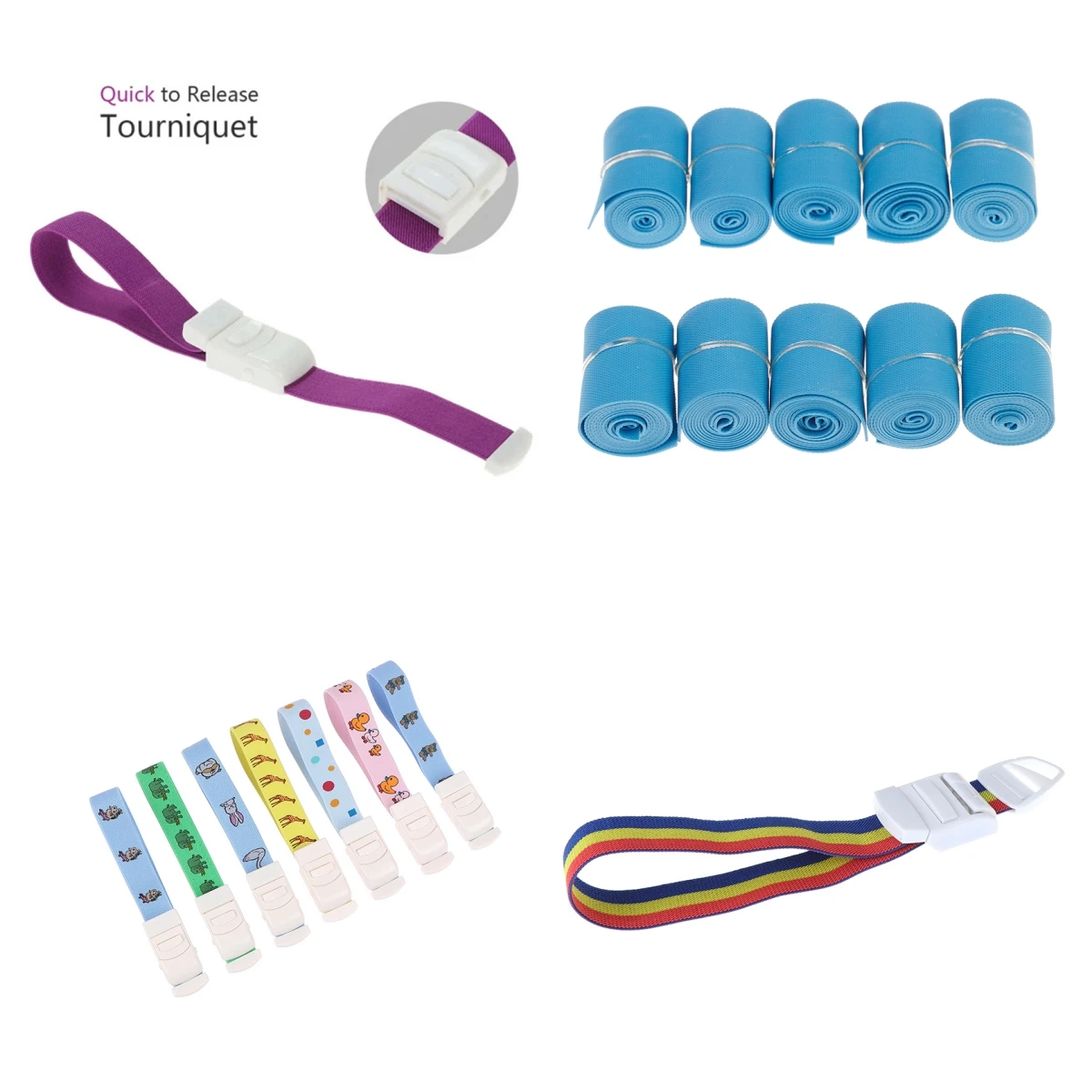 Tourniquet Kit Tactical Tourniquet Quick Slow Release First Aid Nurse Outdoor Materials Latex Free Cotton Medical Paramedic Emergency