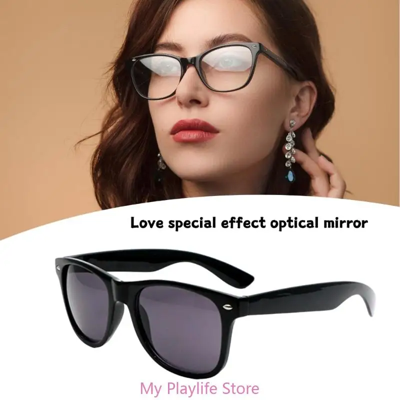 Glasses Light Show Refractions Change to Heart Gift