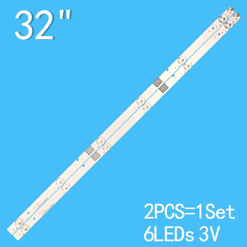 LED backlight strip for 2CH59-T2 32DHS69 LED32N2000 LED32EC300D LED32EC350A JL.D32061330-003BS-M JL.D32061330-003BS-W 5 for led58ec550ua svh580a01 5led jl d58051330 003bs m