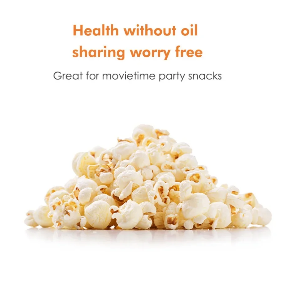 220V Popcorn Makers Mini Popcorn Machine Electric Household Appliance Machine Fully Automatic For Home Kitchen
