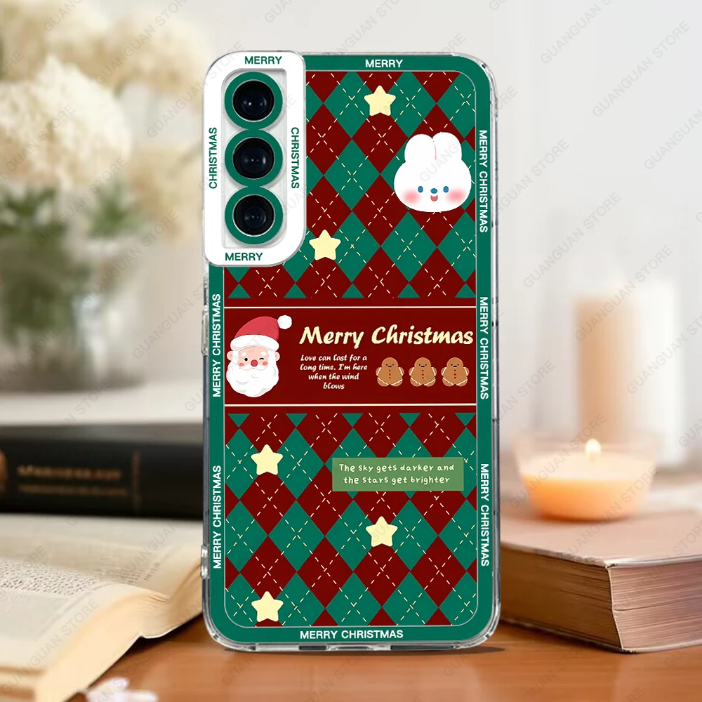 Case For Samsung Galaxy S20 S21 FE S22 S23 Ultra A13 A32 A33 A50 A52 A53 A73 A54 A14 Soft Cover Merry Christmas- S30f3bad68dcb426ab532ec2d8f609470T