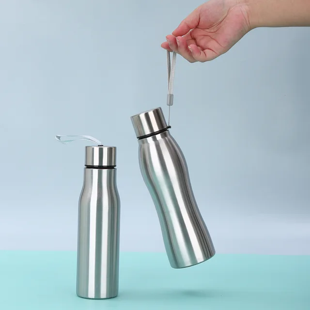 1000ml High Quality Stainless Steel Sport Water Bottle Single-layer Rugged Water Cup Metal Flask Drinkware Sports Gym Camping 2