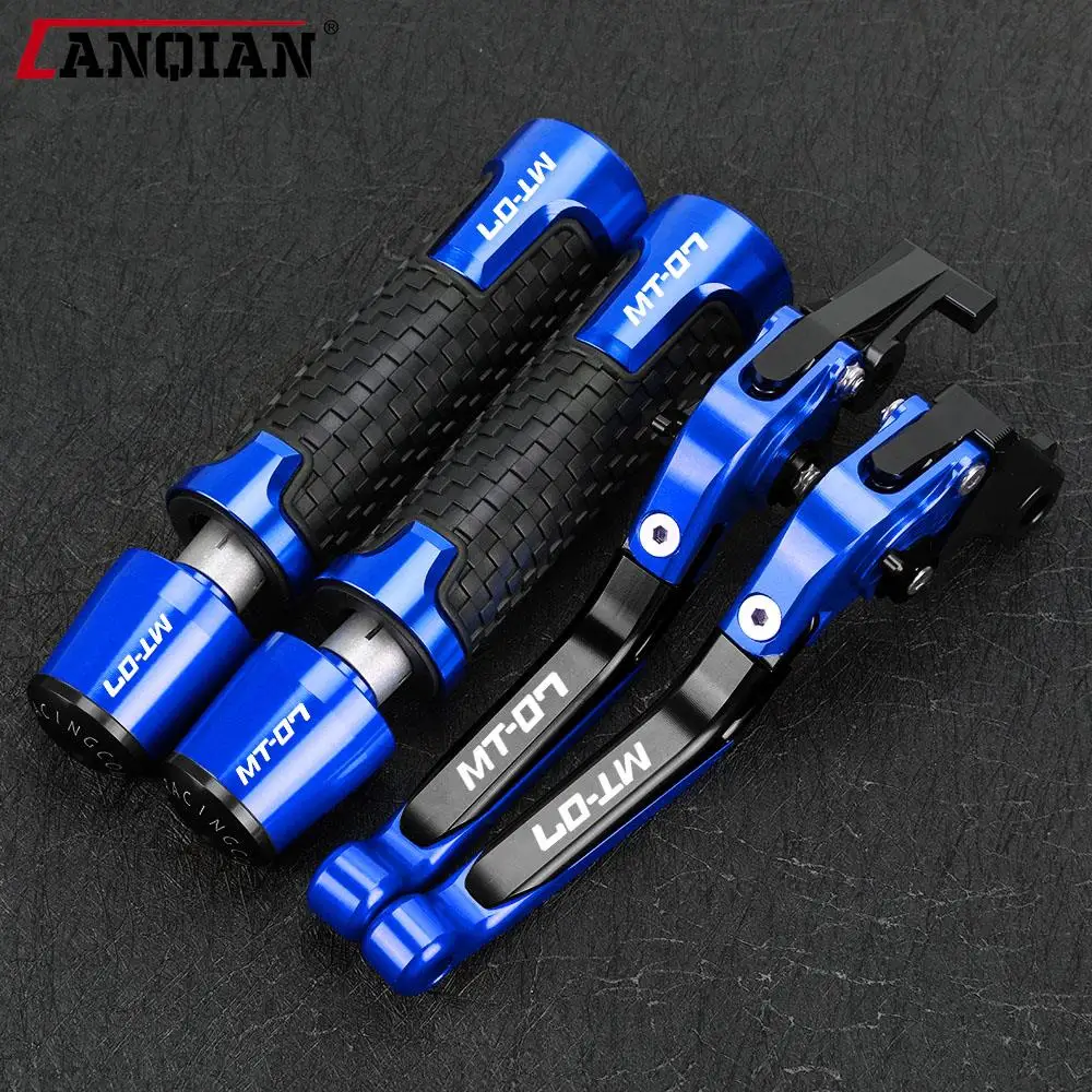 

FOR Yamaha MT07 FZ-07 2014 2015 2016-2022 2023 MT-07 FZ07 Accessories Motorcycle Brake Clutch Levers Handlebar Hand Grips ends