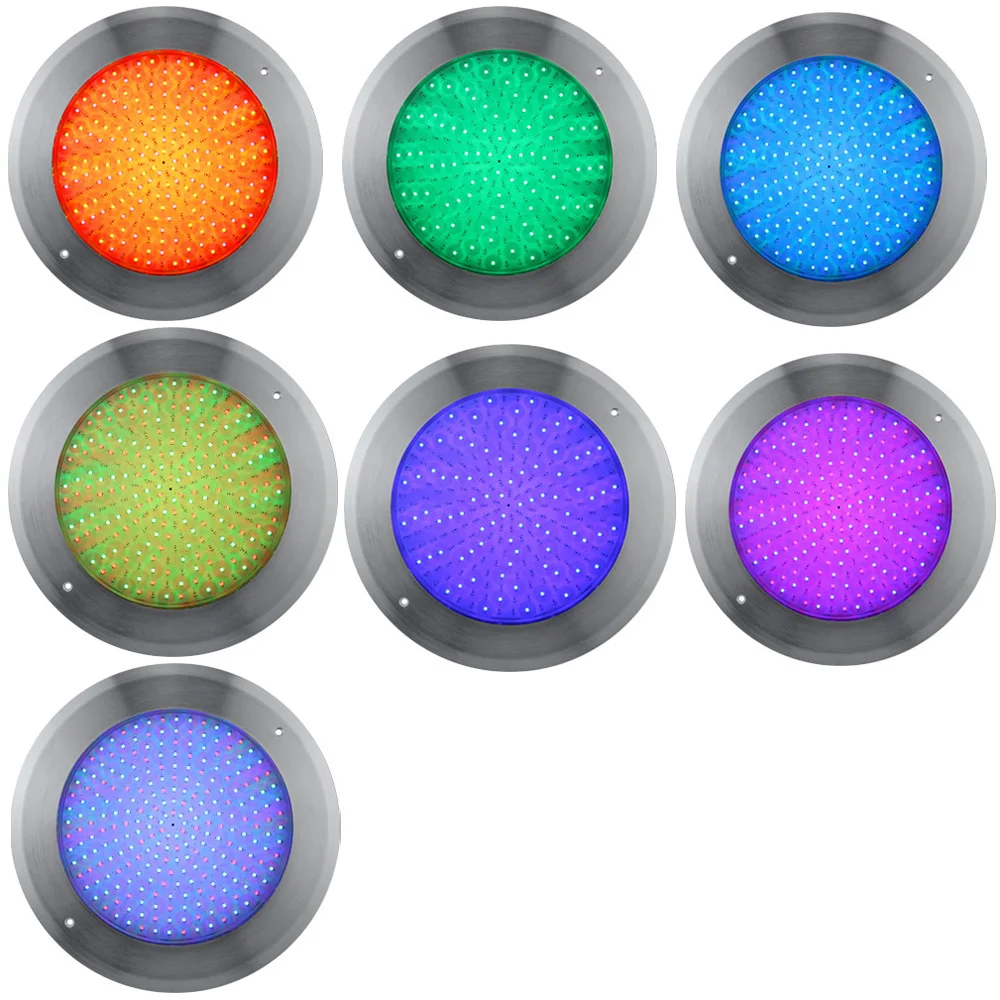LED RGB 수영장 조명 12V 6W 10W 18W 24W 35W 42W 316 스테인레스 스틸 레진 충전 IP68 차가운 백색