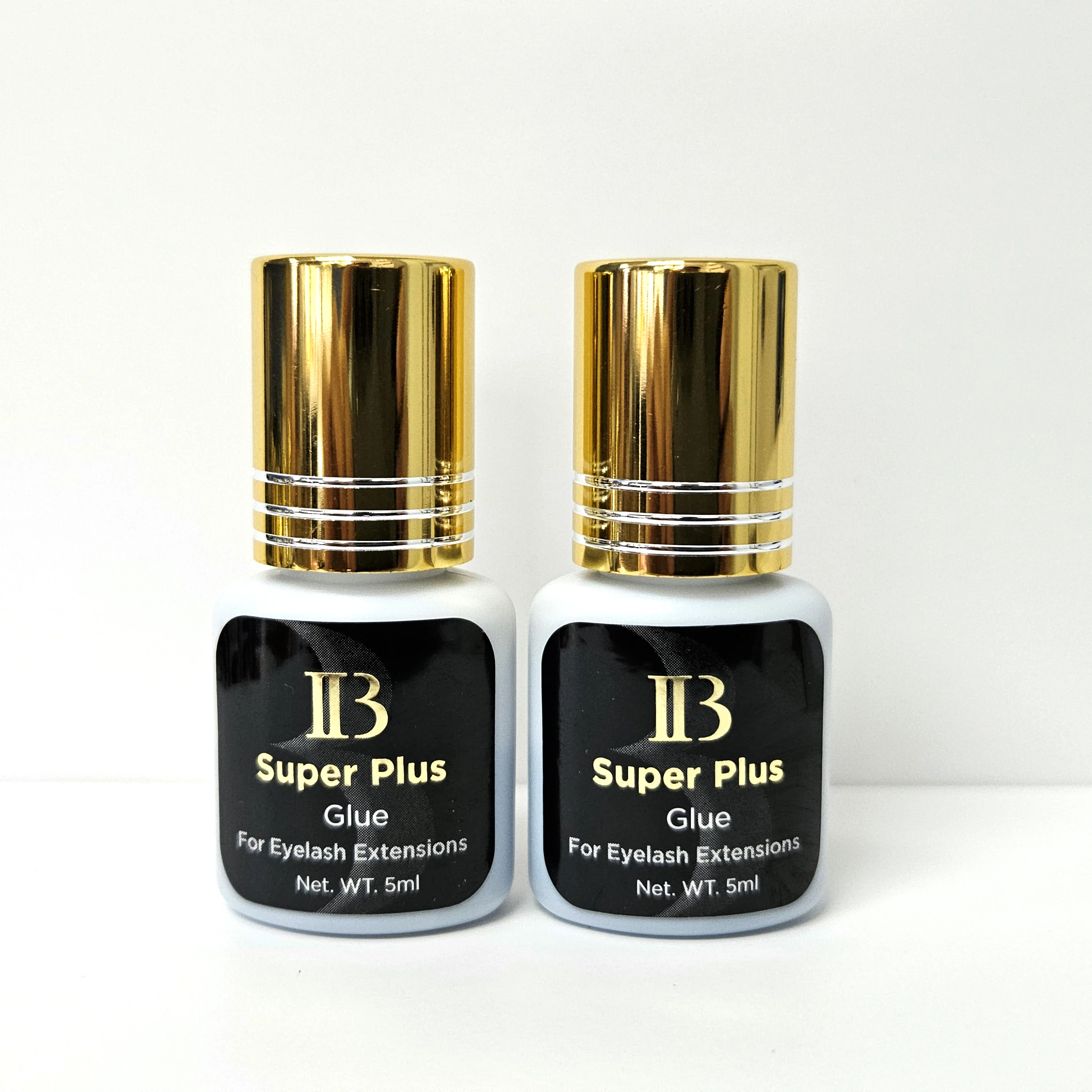 5/10 Bottles wholesale IB Super Plus Glue i beauty Eyelash Extension Gold Cap 5ml 1-2Seconds Fast Dry Original Korea Lash Glue 5