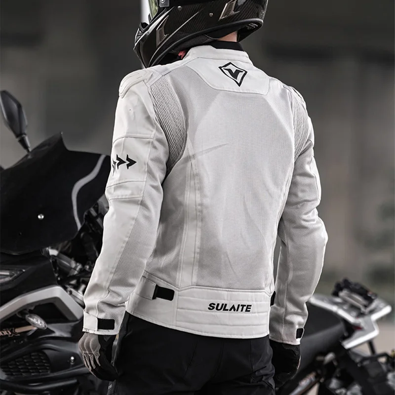오토바이 재킷, 통기성 로드 레이싱 의류, 오토바이 장비, 내장 가슴 보호, 여름 신상