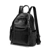 2023 New Fashion Genuine Leather Women Backpacks Luxury Brand Female Real Natural Leather Ladies Girl Student Casual Backpack 2
