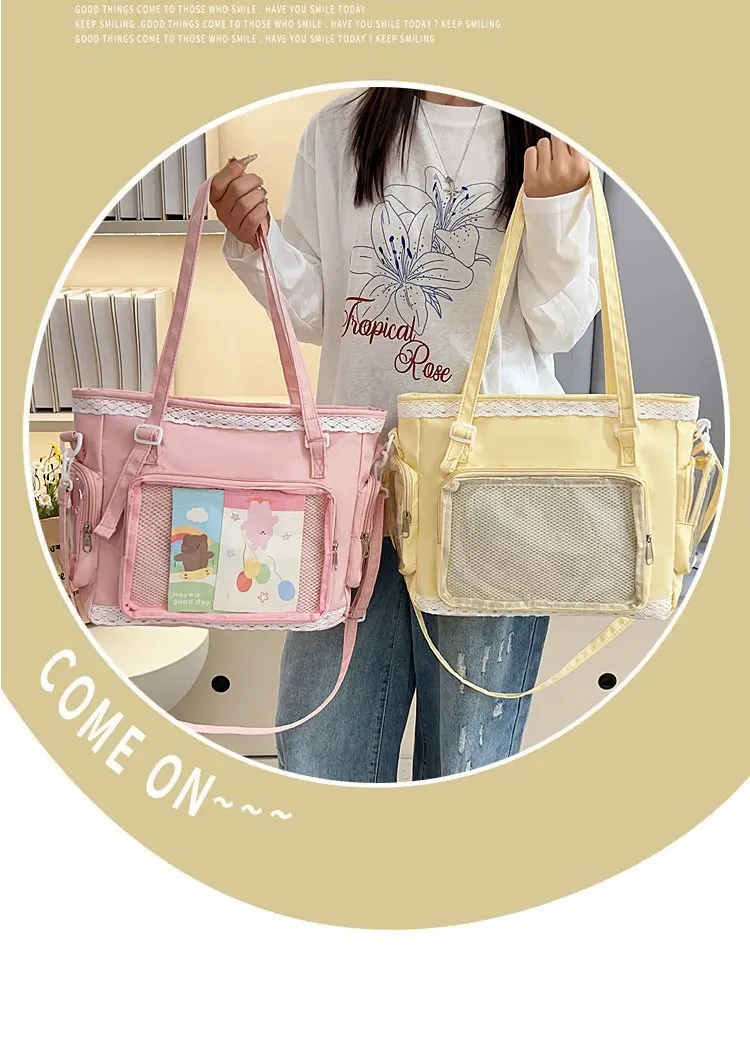 Ballet Girl Large Appetite Itabag Japanese Two-Dimension Single Shoulder Crossbody Bag Gift For Friends Women'S Handbag S30f3fa754507408ebfd3755528b77ad5P
