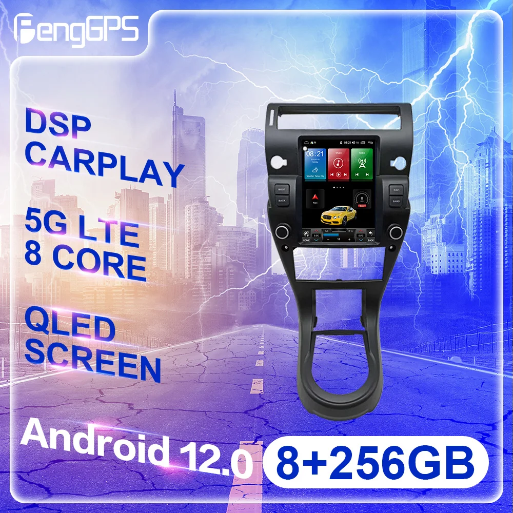 

128 ГБ Android Тесла стиль вертикальный Большой экран для Ford Citroen C4 2004-2012 Android 12 CarPlay GPS радио авто стерео головное устройство