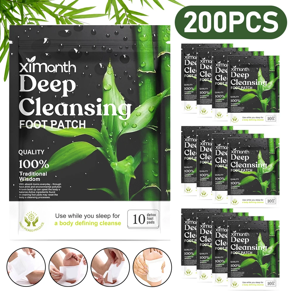 Detox Foot Patches Stress Relief Deep Sleep Conditioning Body foot pads 10-200PCS