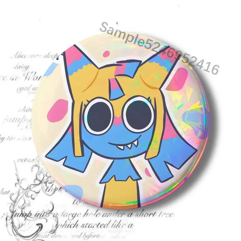 Creative Laser Badge Pin Brooch for Bags, Clothes, and Hats - Unique Accessory and Gift Idea