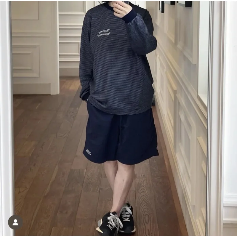 THE ENNOY BORDER TEE LS Japanese striped long-sleeved T-shirt 23AW