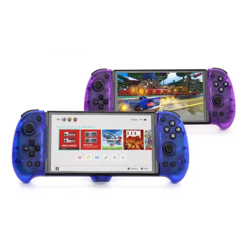 

Gamepad With Six Axis Vibrate Easy To Install Automatic Connection Novel In Appearance For Switch Oled Console Game Controller