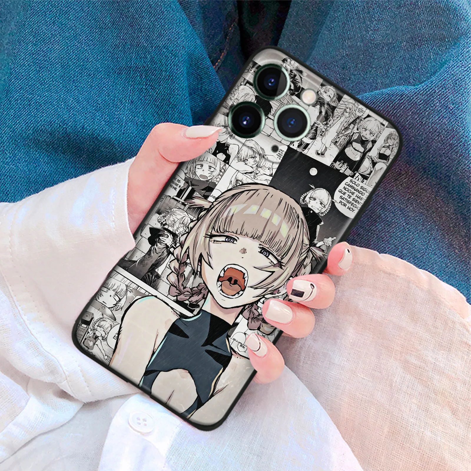 Call of the Night Anime Characters Nazuna Nanakusa Faceless in Cool 4  Panels Pop Art Style - Nazuna - Phone Case