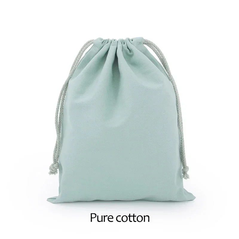 Eco-Friendly Cotton Blend Drawstring Gift Bags for Candy Storage and Home Organization