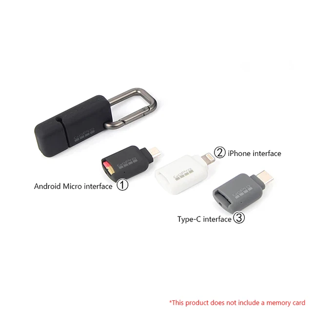 GoPro Quik Key microSD Card Reader (USB Type-C)