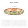 1/5 PCS Enamel Bracelet For Women Bangle On Hand Cloisonne Women's Hand Bracelets India African Jewelry Bohemian Designer Gifts 5