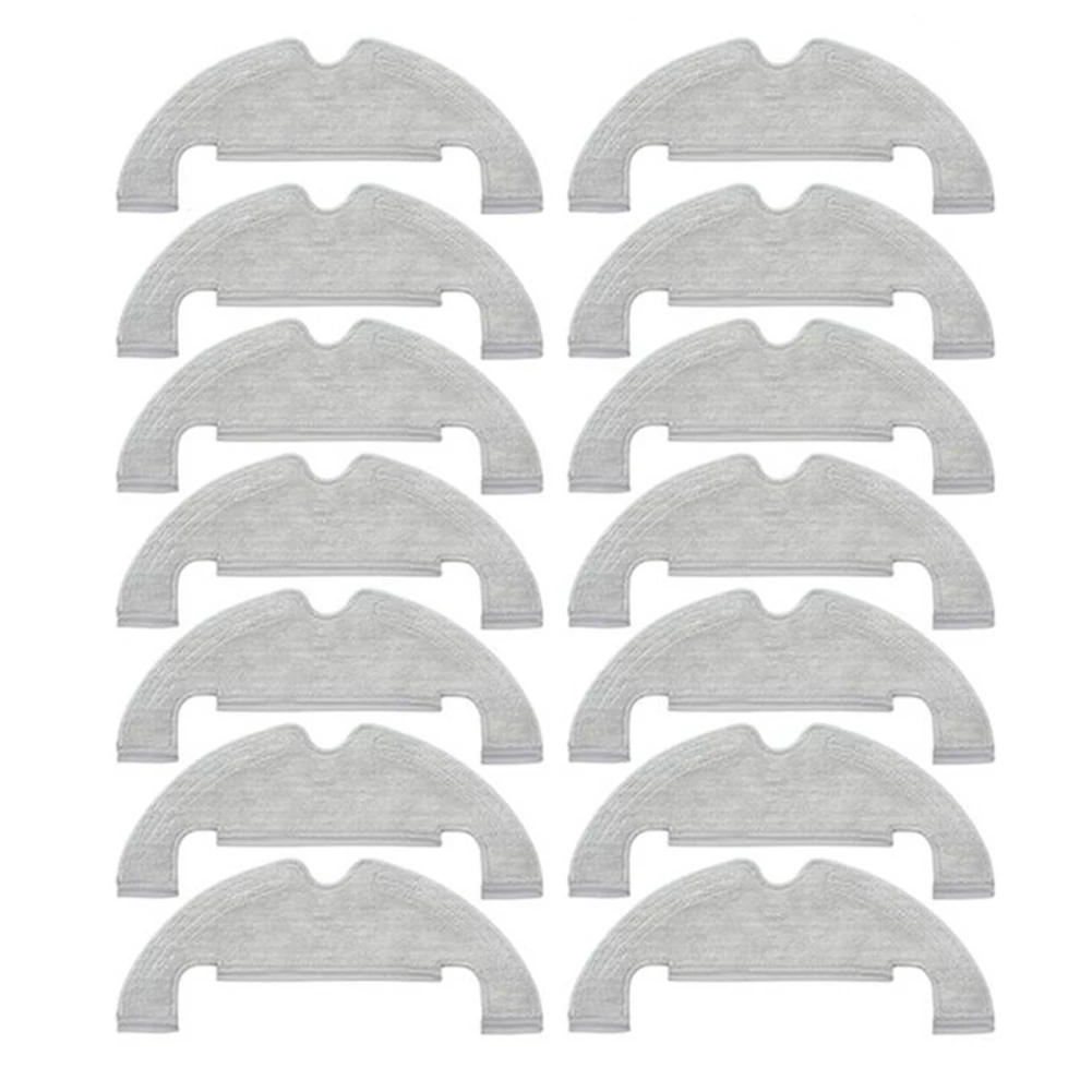 14Pcs Washable Mop Cloth for Iconic Brand Dreame Bot D10 Plus RLS3D Robot Vacuum Cleaner Replacement Spare Parts