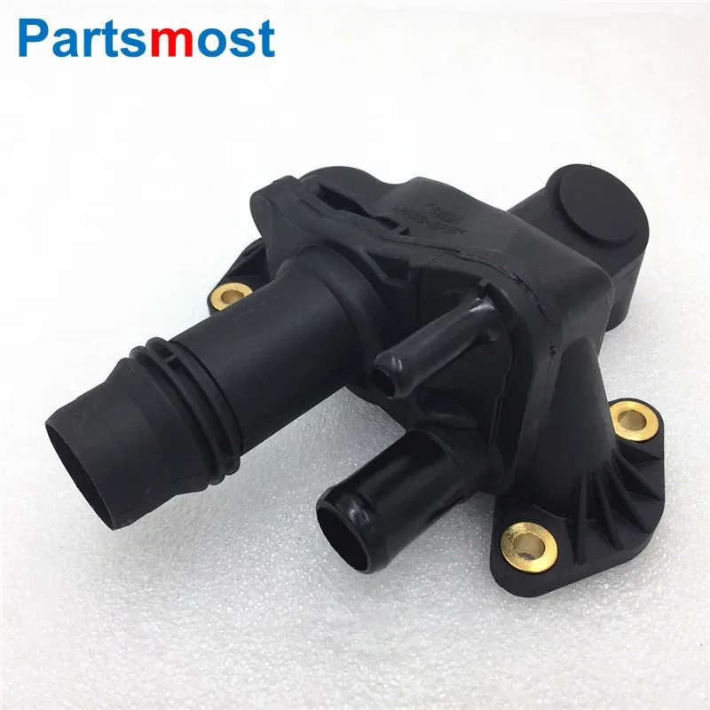 Thermostat Housing Kit For Land Range Rover Sport Discovery LR3 4 2.7 3.0 Diesel Jaguar XF Water Outlet Pipe 4H2Q8592BF LR073372 engine coolant thermostat thermostat housing cover flange engine cooling kit