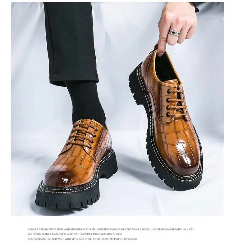 27.5㎝ 2足セット　神戸ストロングメン　ブラック、ダークブラウン High-quality New Men Ankle Boots Men's Side Zipper Brown