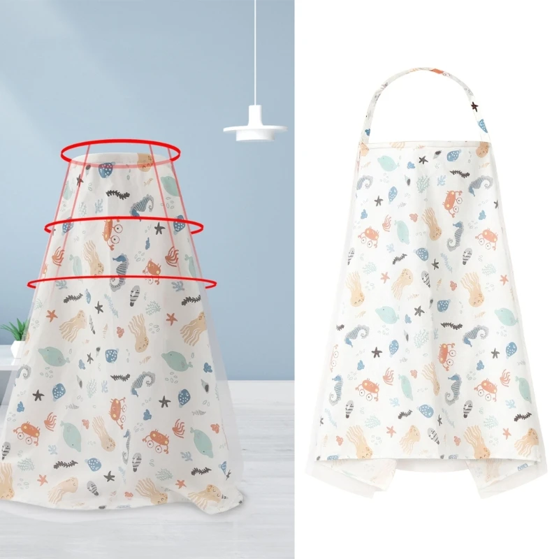 Print Nursing Cover Breastfeeding Cover Double Layer Privacy Protect Covers Mom Feeding Stroller Nursing Apron breastfeeding cover nursing towel