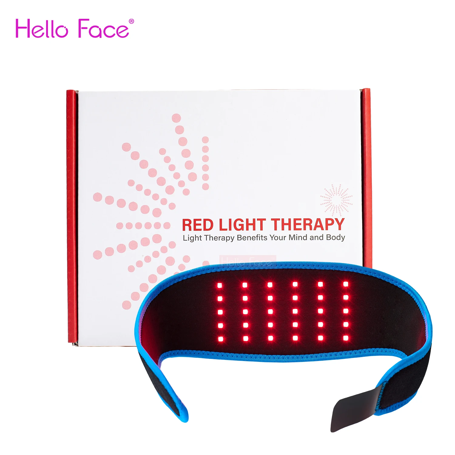 Red&Infrared Light Therapy Neck Care 3 Crystal Lamp Beads 660nm LED Red Light 850nm Near-Infrared Light Neck Therapy Belt Wrap