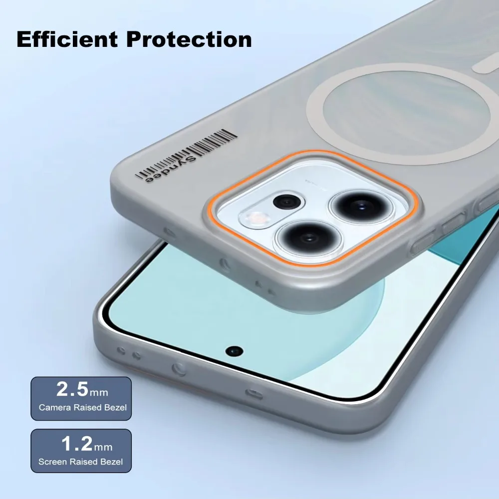 Frosted Matte Ultra Slim Shockproof Magnetic Charging Phone Case