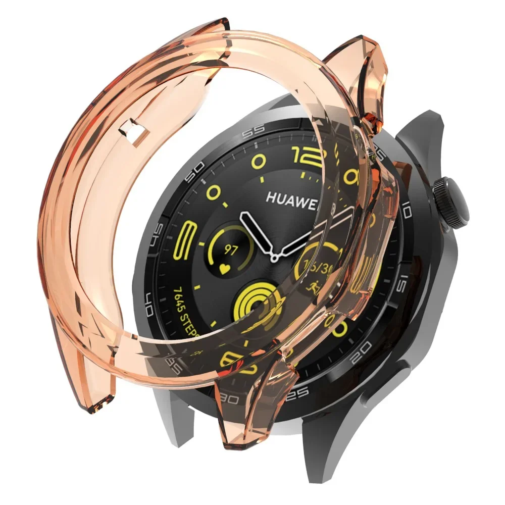 Transparent TPU Protective Case for Smartwatch - Bumper Shell Accessory