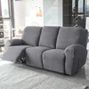 1/2//3 Seater Recliner Sofa Cover Jacquard Solid Color Stretch Couch Coushion Lazy Boy Relax Sofa Slipcover for Living Room Home 6