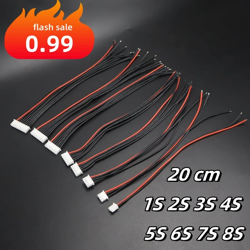 10 teile/los 1S 2S 3S 4S 5S 6S 7S 8S Lipo Batterie Balance ladegerät Kabel IMAX B6 Stecker Stecker Draht Großhandel