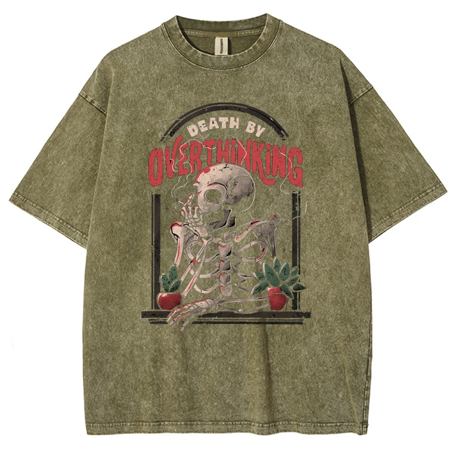 thumbnail image 1 of Camiseta con estampado de la serie Anime Skull Man para unisex, camisetas de estilo hip hop lavadas retro, camisetas de algodón 100 %, camisetas de Taylors Swift, 1 of 5