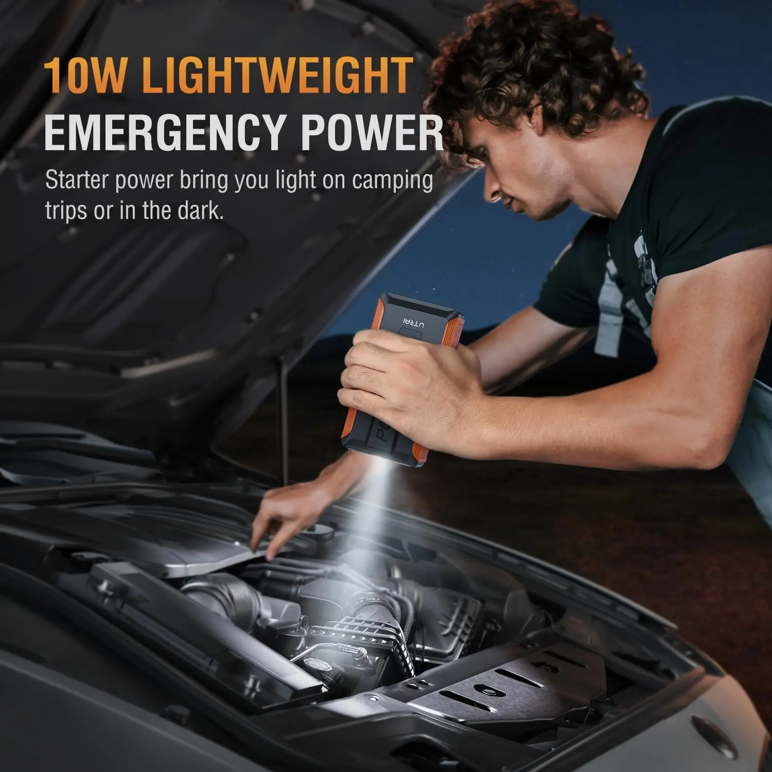 UTRAI-Car Jump Starter Power Bank Portable Car Battery Booster Charger Starting Device Auto Emergency Start-up Lighting 12V car jump starter,jump starter
