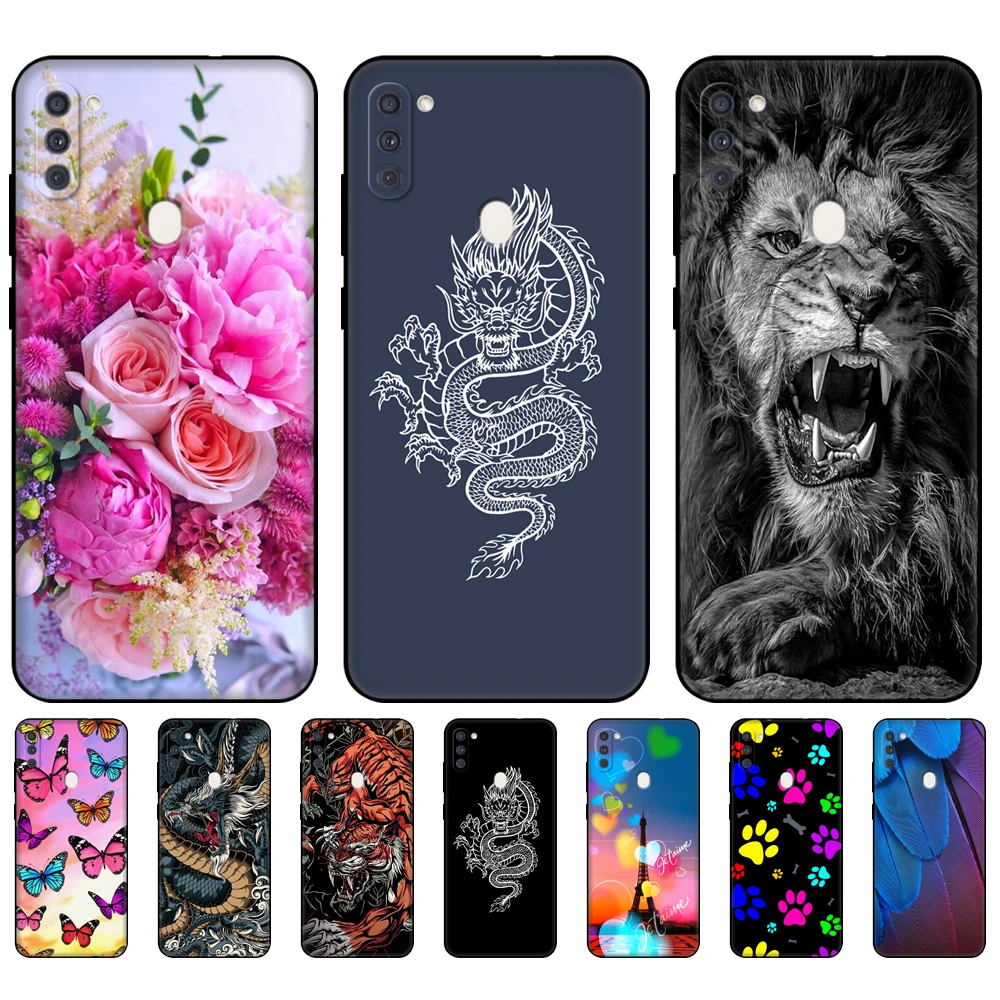 Per Samsung A11 Custodia Cover Posteriore In Silicone Morbido Da 6.4 Pollici Per Samsung Galaxy A11 Galaxy A11 A 11 A115 Custodia In Tpu Nera