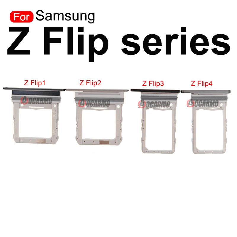 SIM 카드 트레이 거치대 슬롯 교체, 삼성 갤럭시 Z 플립 1 2 3 4 Z 플립 2 플립 3 플립 4 f7000 F7070 F711n F7110