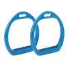 Horse Riding Lightweight Aluminum Saddle Stirrups Pad for Western  Sports 3