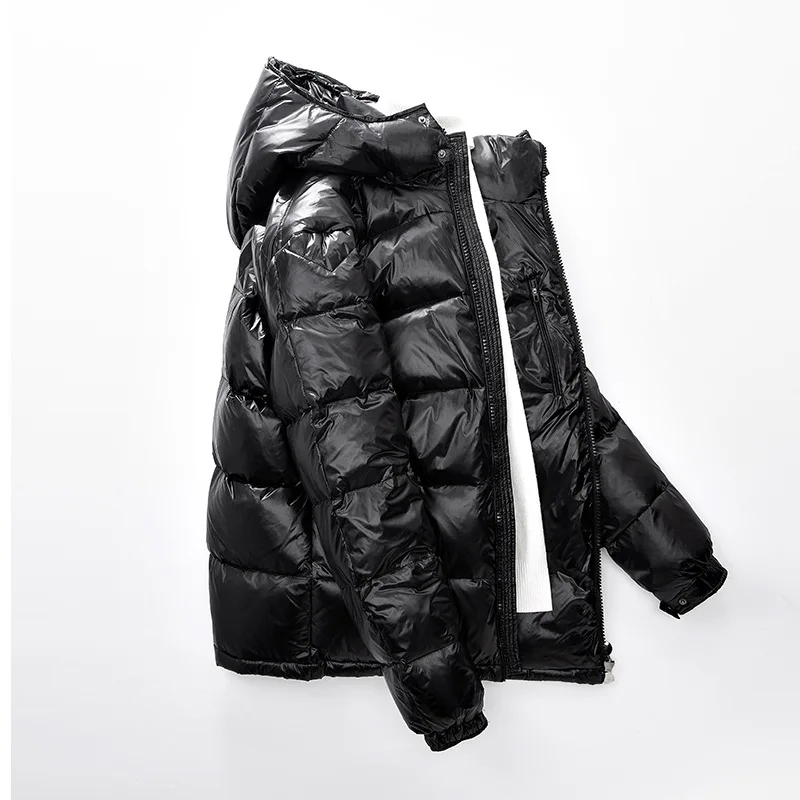 2022 Winter Snow Down Jacket Men Casual Thick Warm Parkas Hooded Coats Multi-pocket White Duck Down Windbreaker Jackets Overcoat