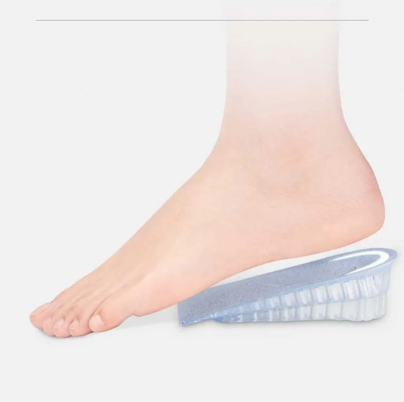 Invisible Height Increase Half Insole 3-Layer Air Up Lifts Elevator Shoes Pad Heel Lifting Inserts 2/ 3.5/ 5 CM Women heel insoles shoe inserts
